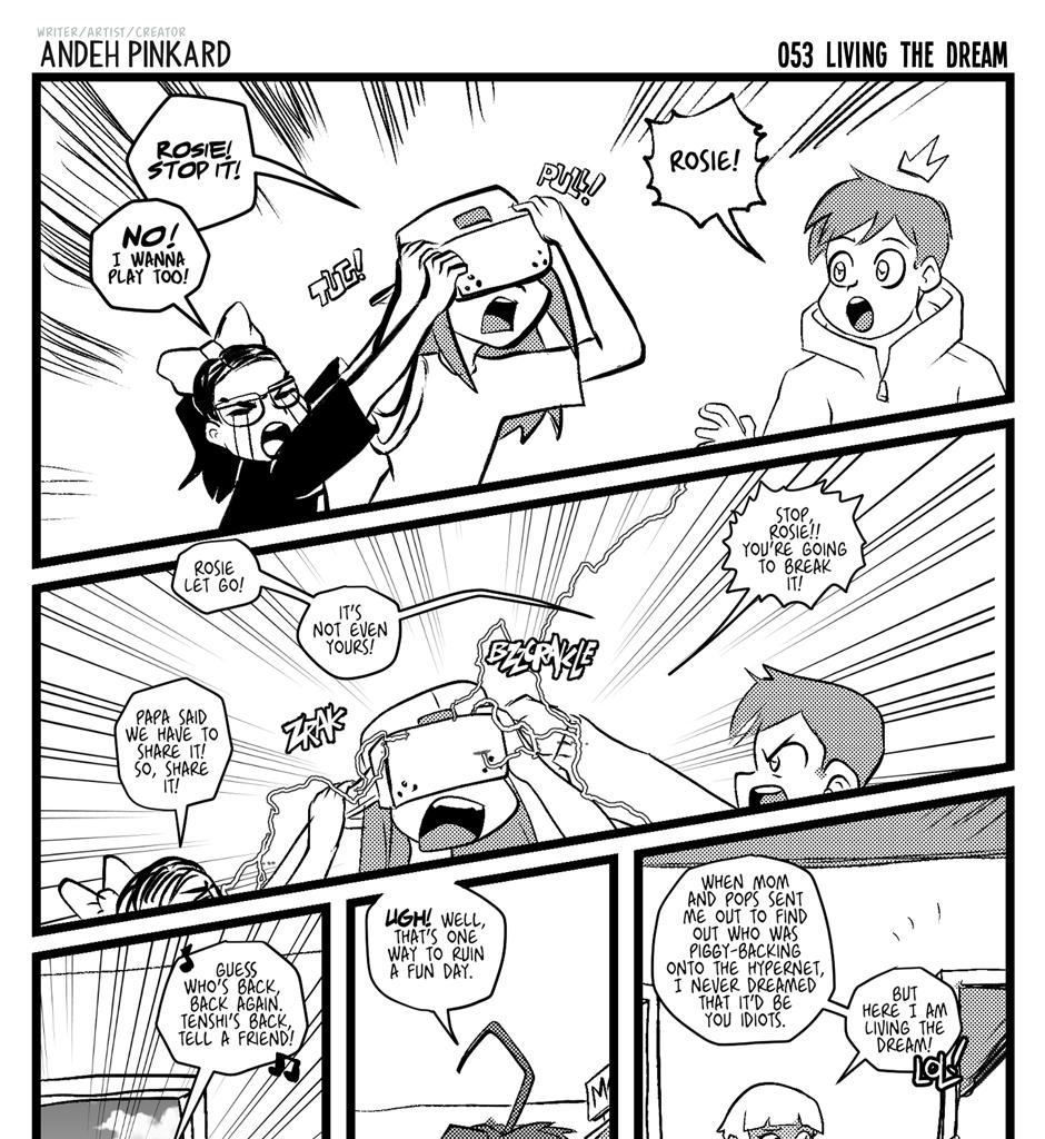Shonen Punx! - Episode 53, Page 1: 053-Living-the-dream