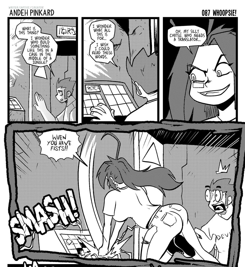 Shonen Punx! - Episode 87, Page 1: 087 Whoopsie!
