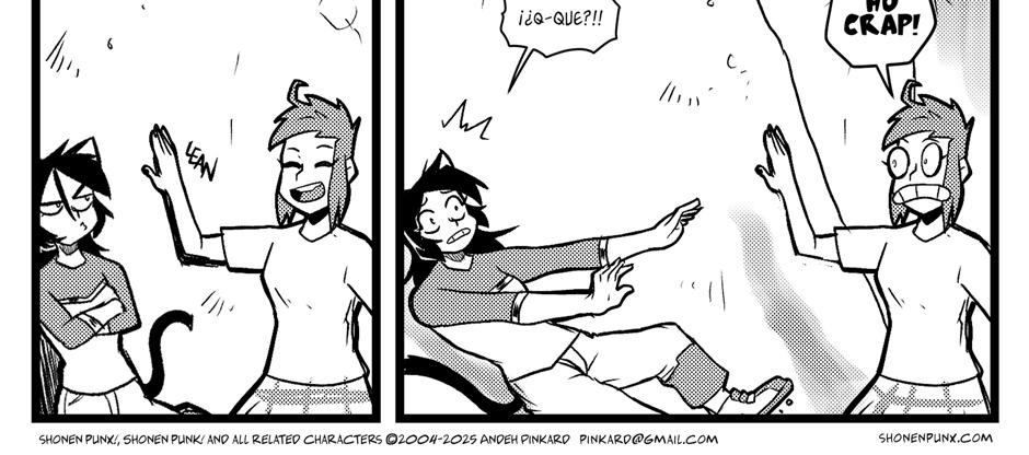 Shonen Punx! - Episode 89, Page 1: 089 One Tough Kitty