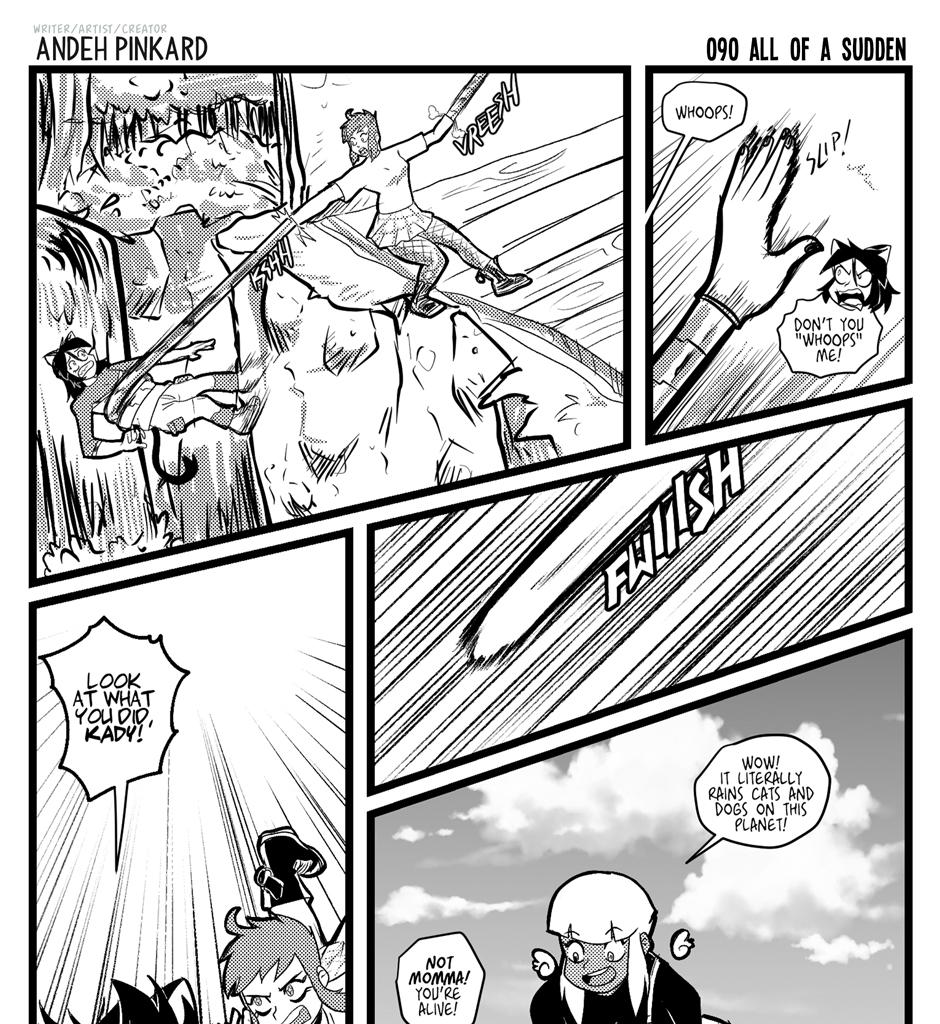 Shonen Punx! - Episode 90, Page 1: 090 All of a Sudden