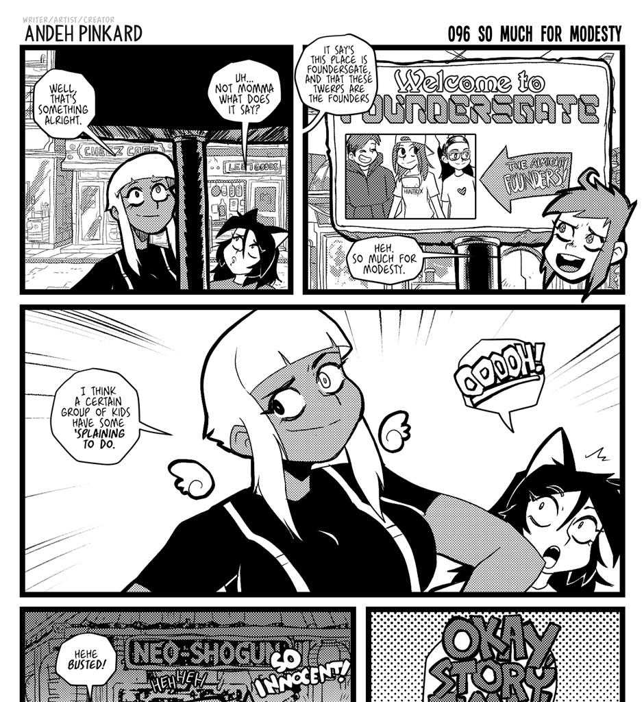 Shonen Punx! - Episode 96, Page 1: 096 So Much For Modesty