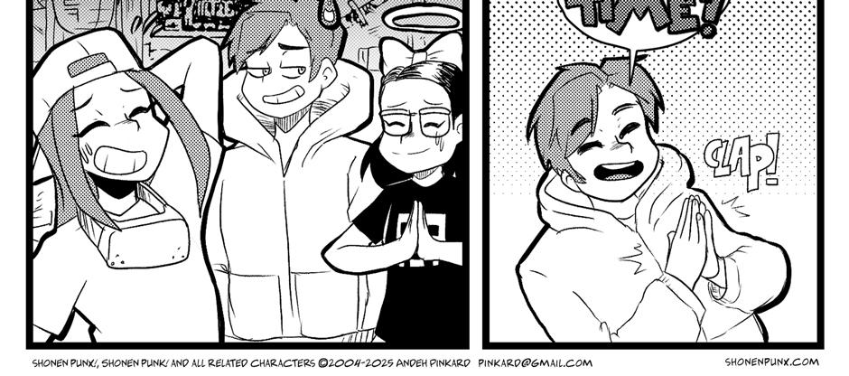 Shonen Punx! - Episode 96, Page 1: 096 So Much For Modesty