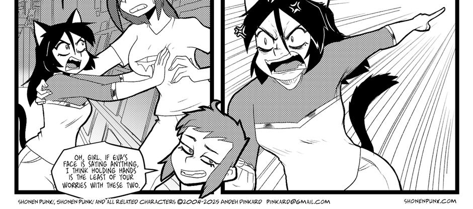 Shonen Punx! - Episode 114, Page 1: 114 Holding Hands?!