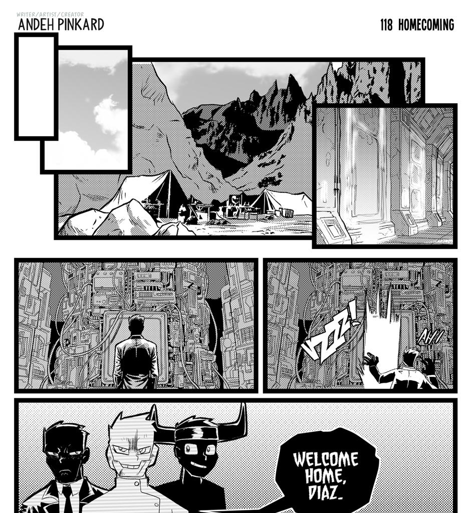 Shonen Punx! - Episode 118, Page 1: 118-Homecoming