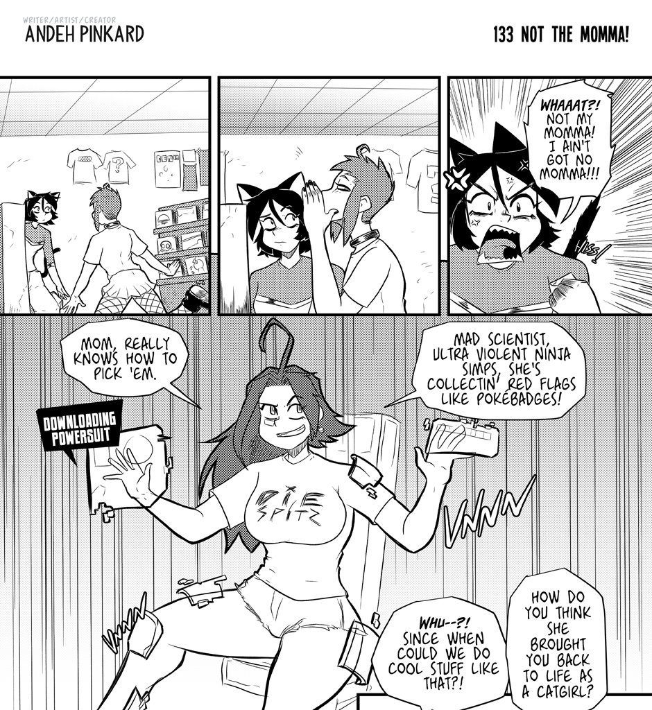 Shonen Punx! - Episode 133, Page 1: 133-Not-the-Momma!