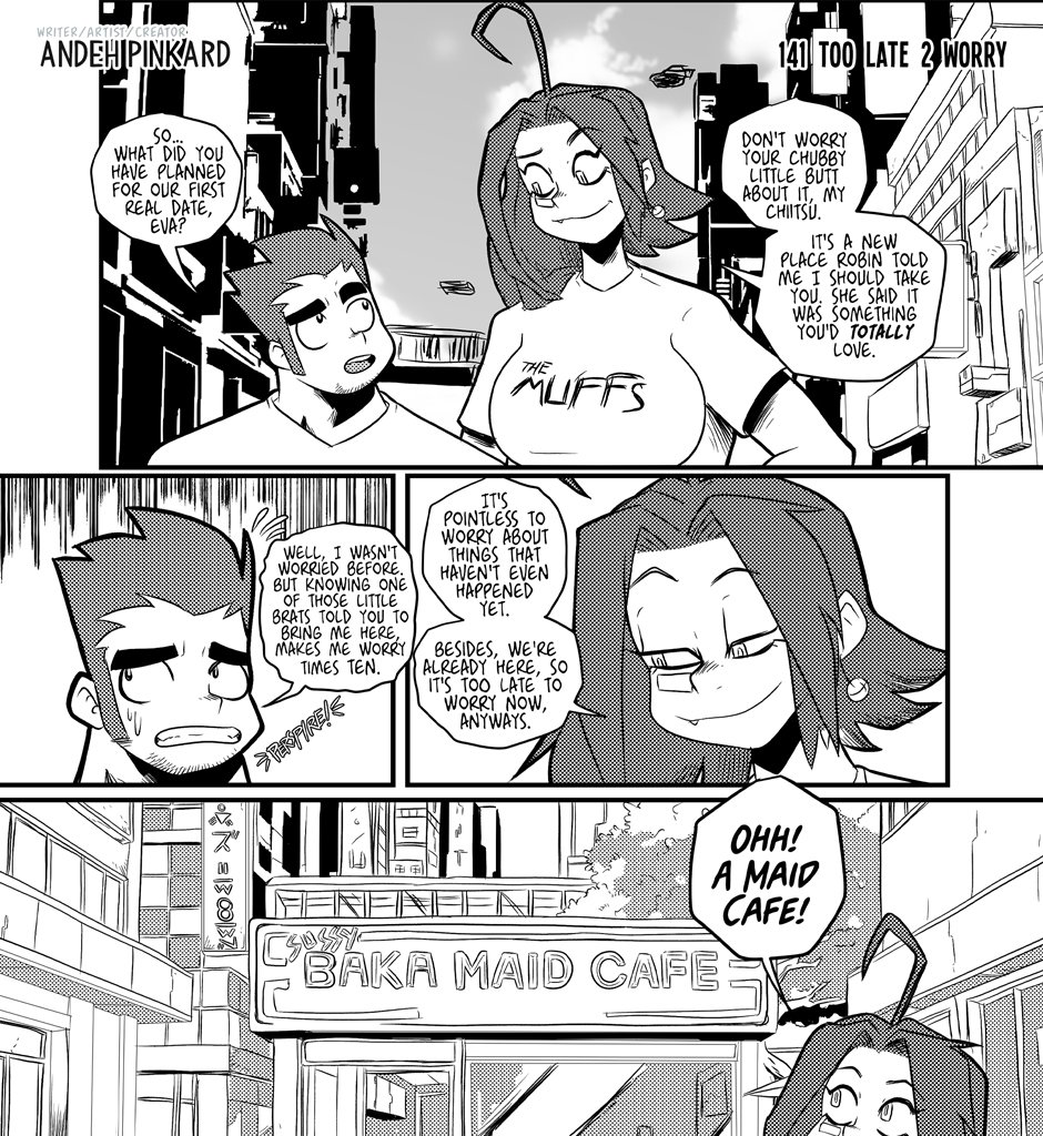 Shonen Punx! - Episode 141, Page 1: 141 Too Late 2 Worry