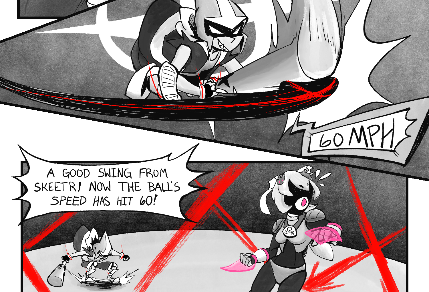 Battle Ball - Episode 1, Page 8: Battle Ball: Strike Out!