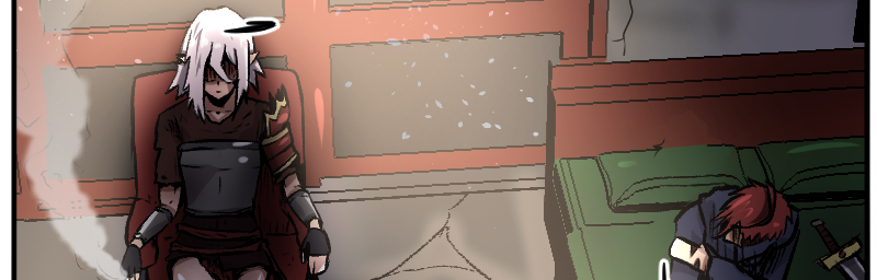 Depressed hero - Episode 2, Page 7: Creepy smile 