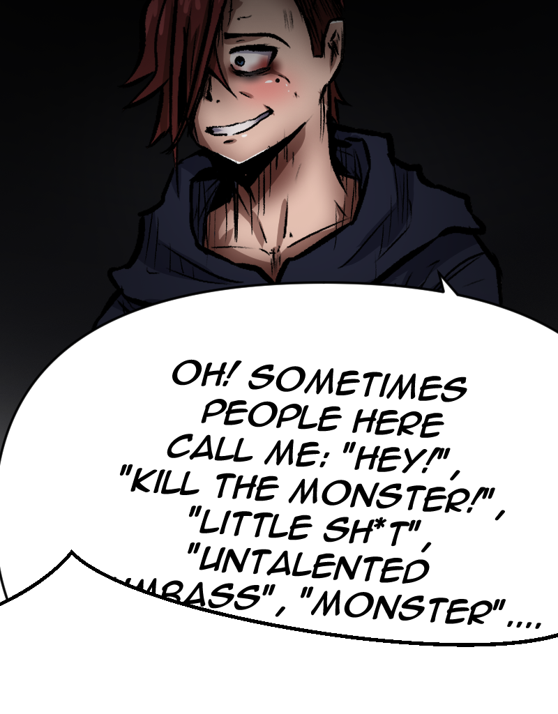 Depressed hero - Episode 3, Page 16: Your name in other words "Kimi no na wa"