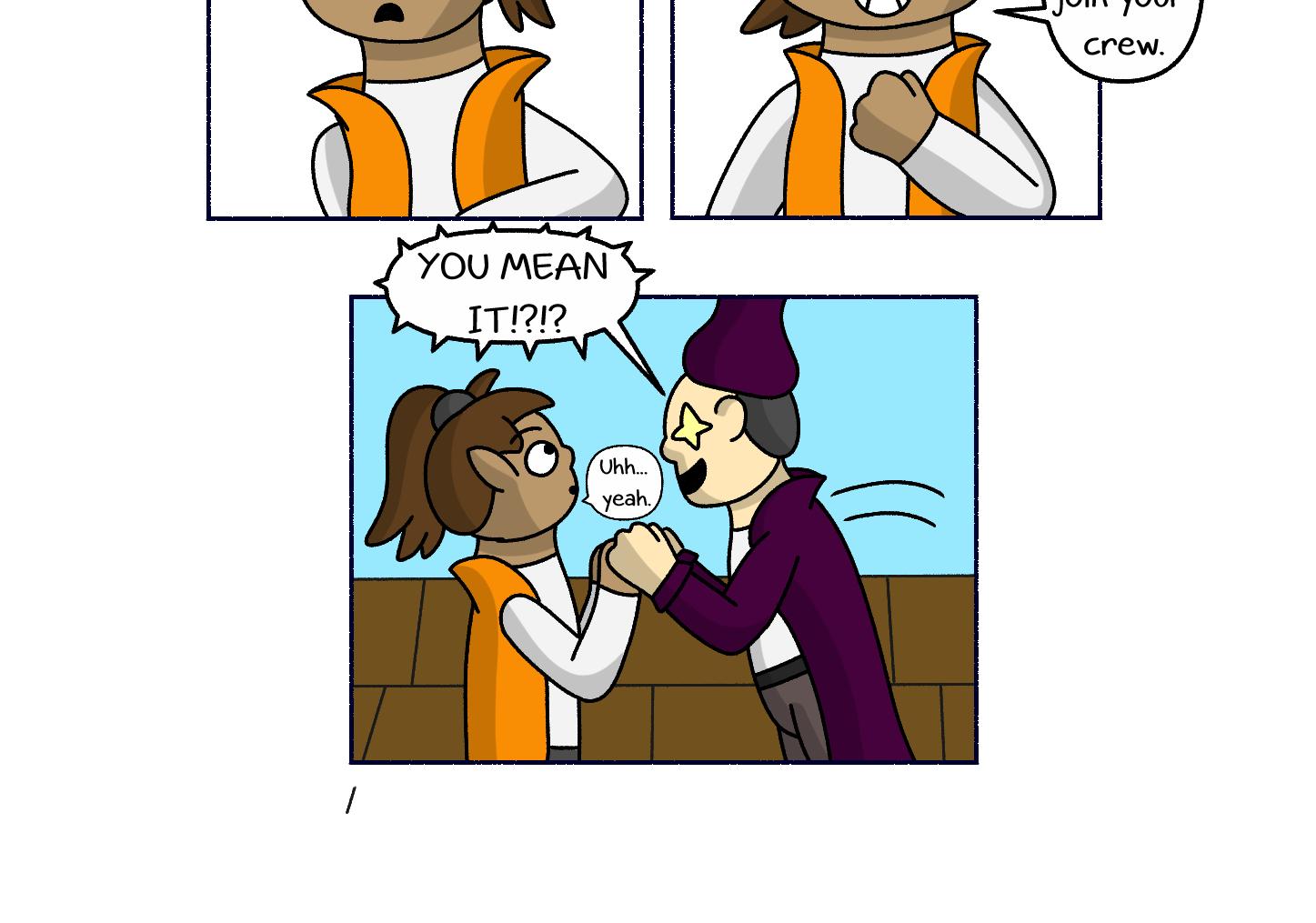 The Starcatcher Sails On! - Episode 13, Page 1: Starbound- Page Twelve