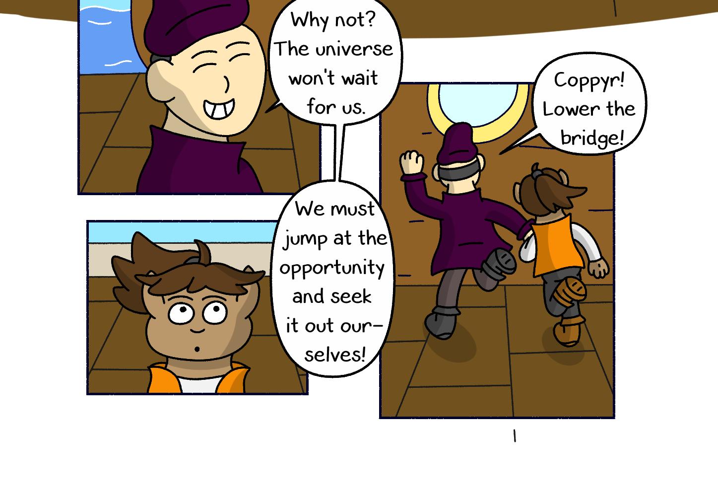 The Starcatcher Sails On! - Episode 14, Page 1: Starbound- Page Thirteen