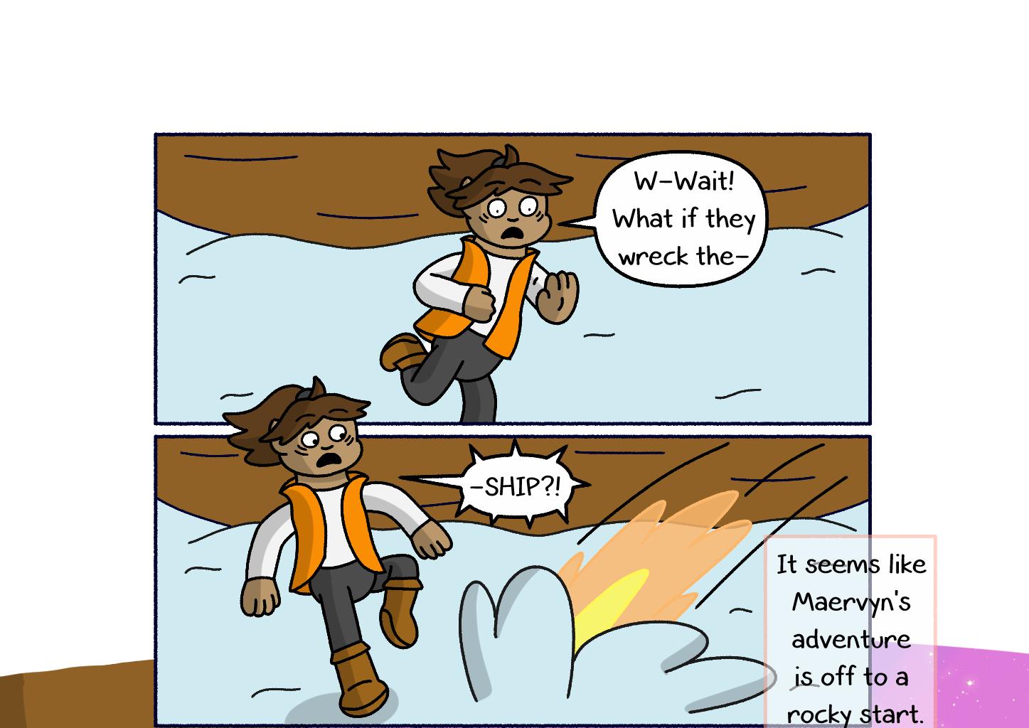 The Starcatcher Sails On! - Episode 22, Page 1: Starbound- Page Twenty-Two