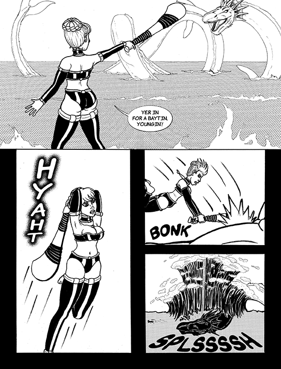 EDK Shorts - Episode 3, Page 6: The Bodacious Bikini Battle Babes of Brittas Bay