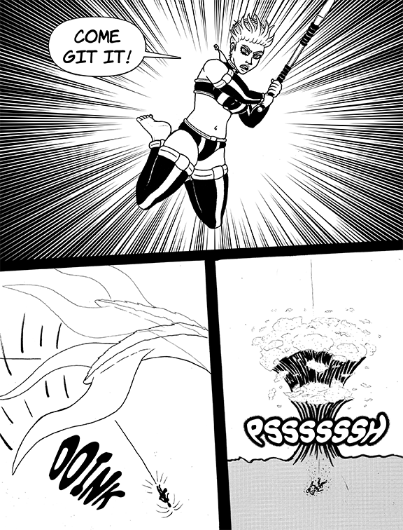 EDK Shorts - Episode 3, Page 9: The Bodacious Bikini Battle Babes of Brittas Bay