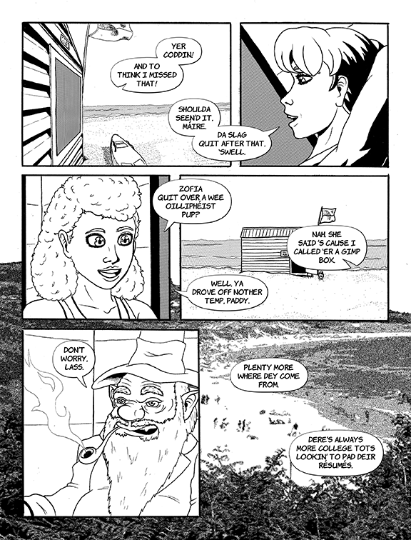 EDK Shorts - Episode 3, Page 16: The Bodacious Bikini Battle Babes of Brittas Bay