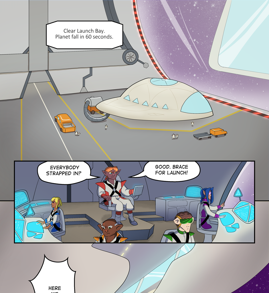 Crash Landing Party - Episode 1, Page 6: Issue 1