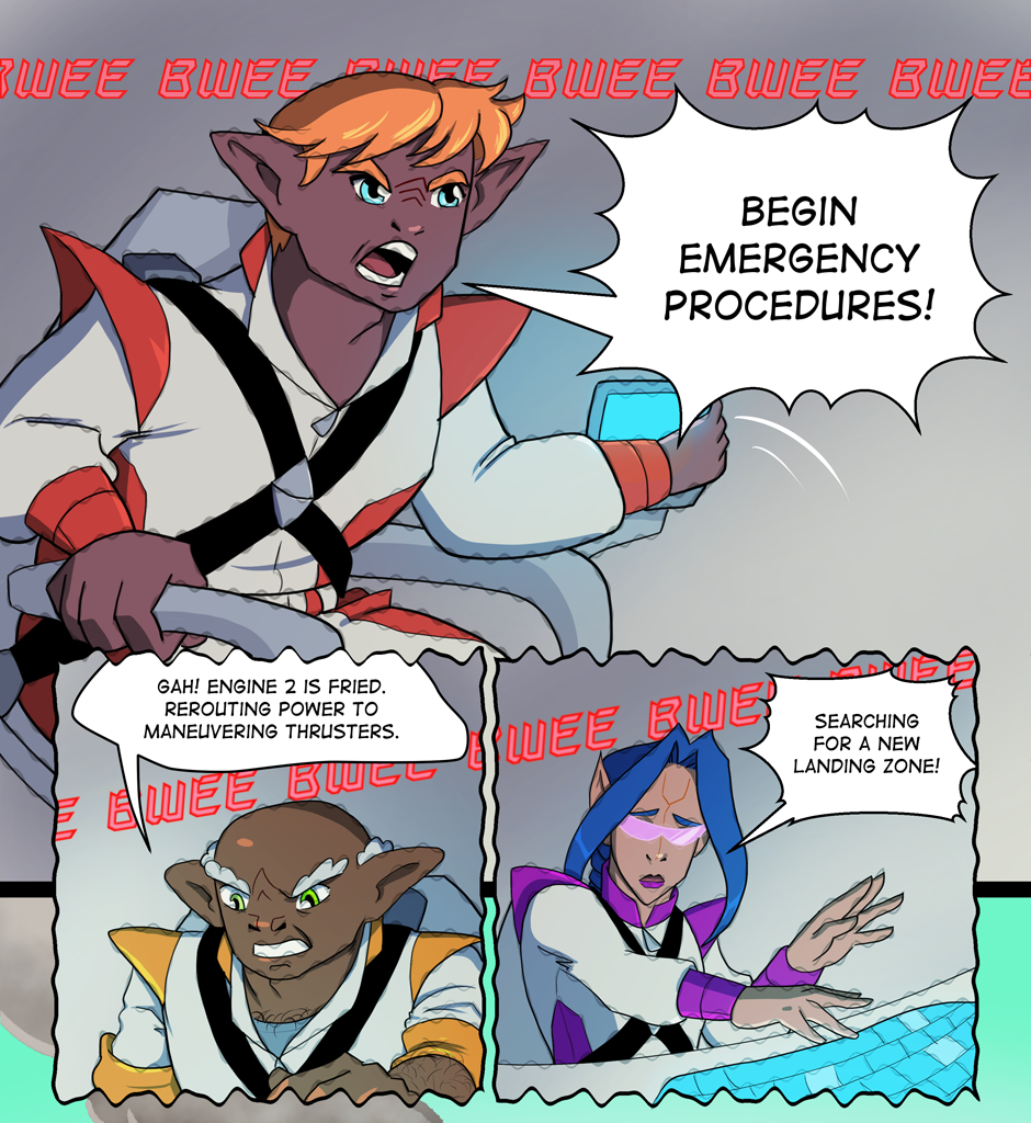 Crash Landing Party - Episode 1, Page 8: Issue 1