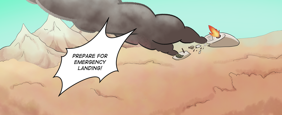 Crash Landing Party - Episode 1, Page 8: Issue 1