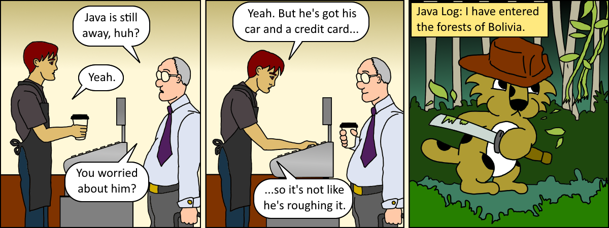 Java Jaguar - Episode 87, Page 1: JAVA 087