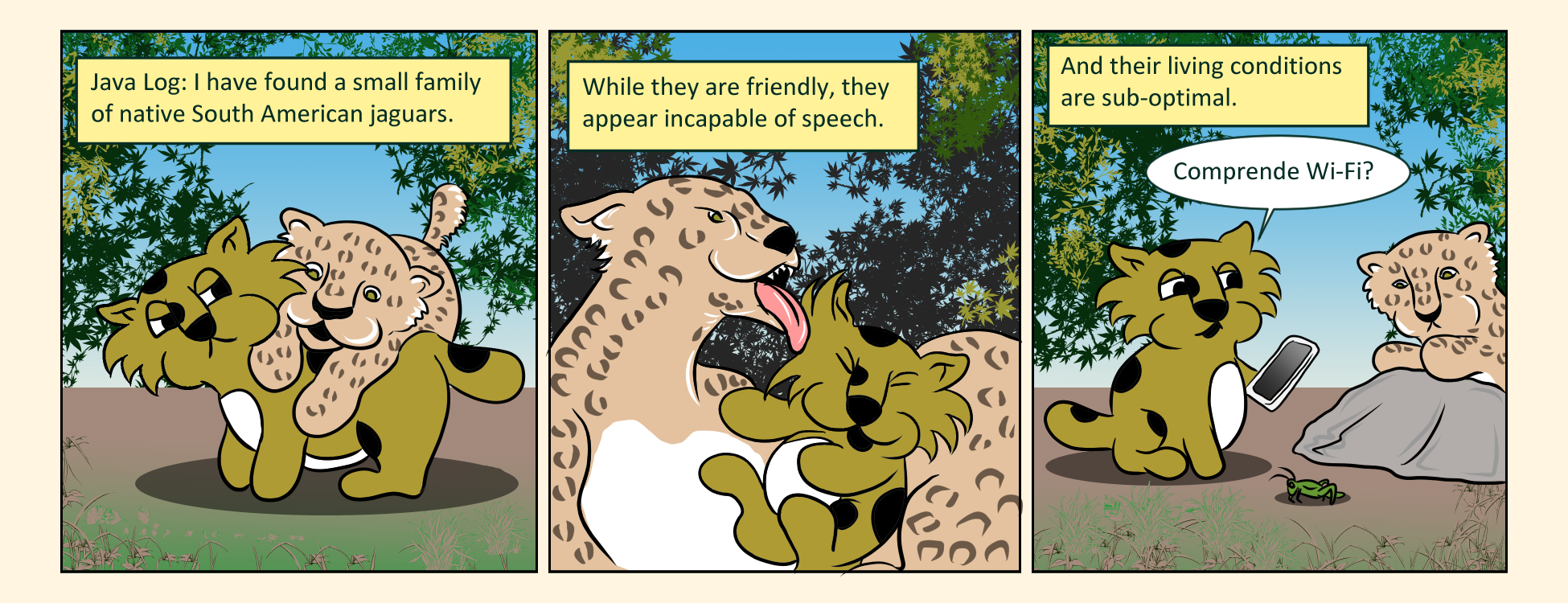 Java Jaguar - Episode 89, Page 1: JAVA 089