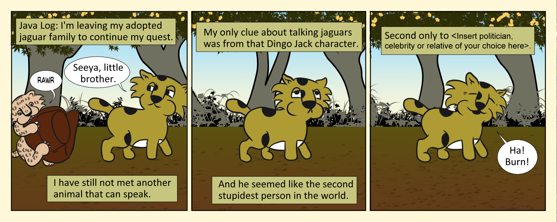Java Jaguar - Episode 90, Page 1: JAVA 090