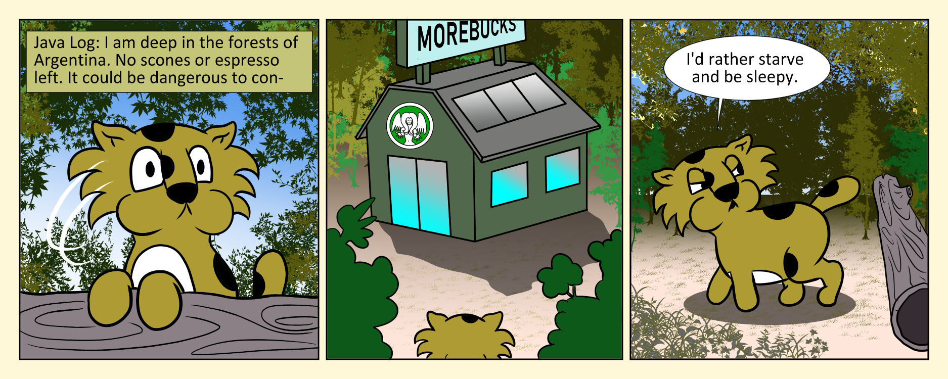 Java Jaguar - Episode 92, Page 1: Java 092