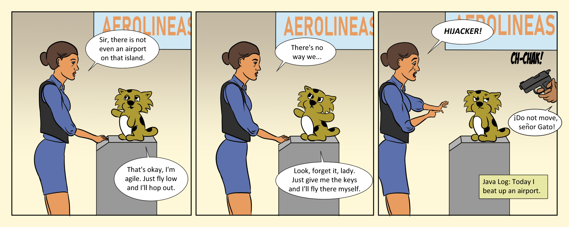 Java Jaguar - Episode 96, Page 1: Java 096