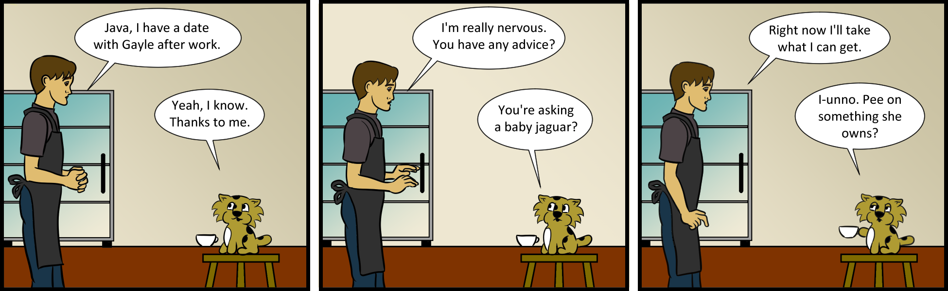 Java Jaguar - Episode 106, Page 1: Java 106