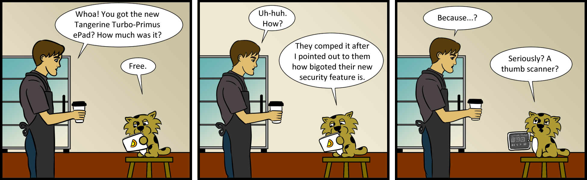 Java Jaguar - Episode 112, Page 1: Java 112