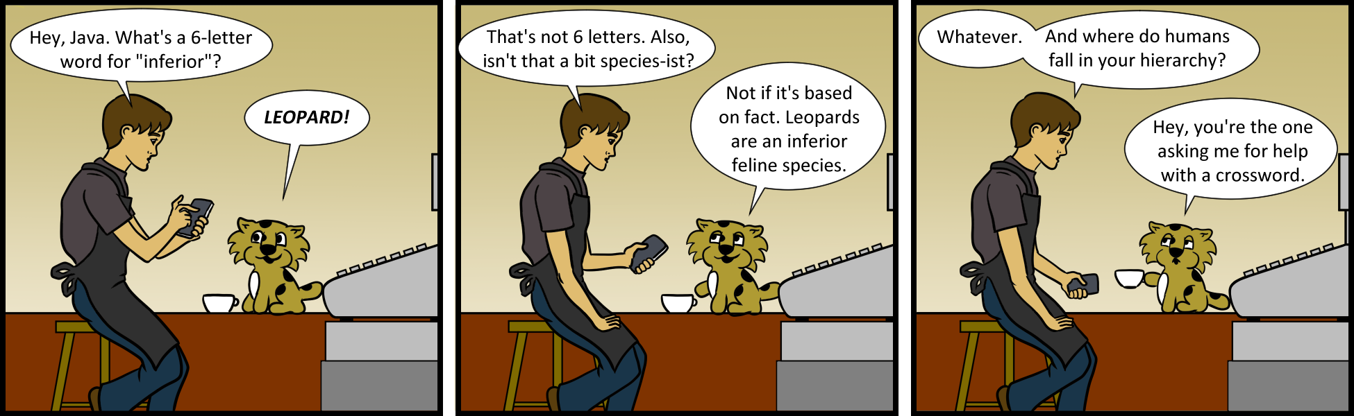 Java Jaguar - Episode 123, Page 1: Java 123