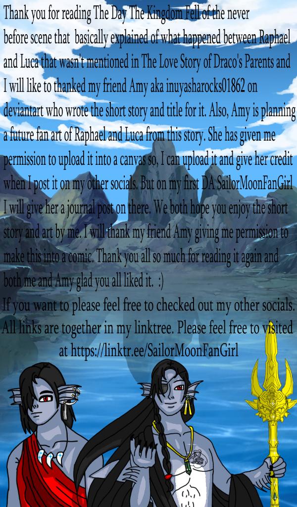 The Day The Kingdom Fell - Episode 6, Page 1: Thank You For Reading TDTKF And Announcement