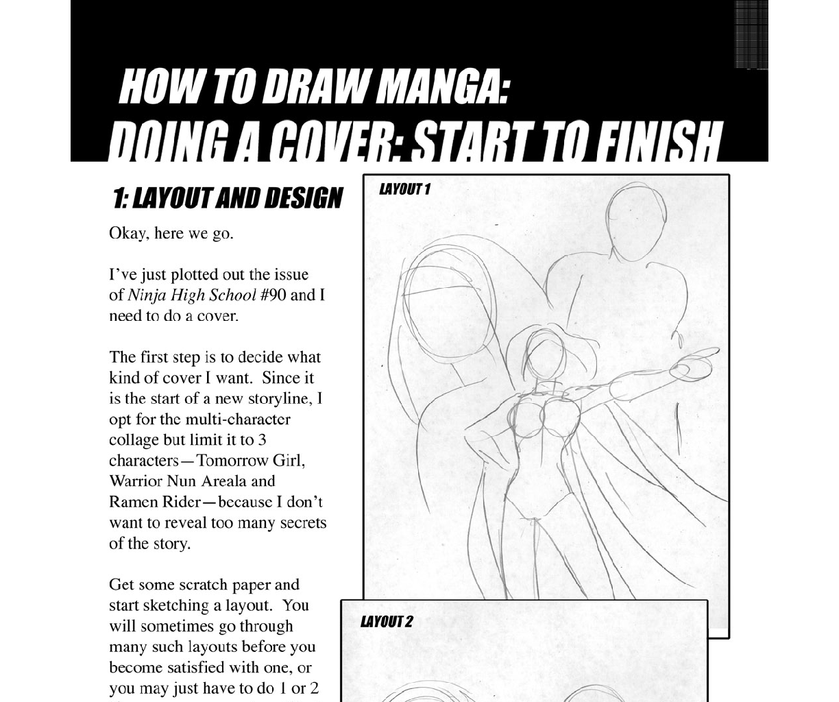 How to Draw Manga - Episode 2, Page 10: How to Draw Manga TPB Volume 2
