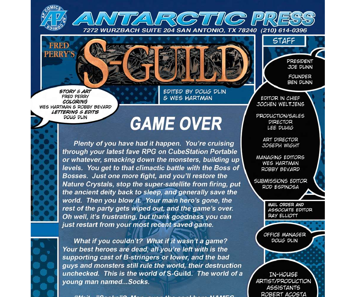 S-Guild - Episode 1, Page 2: S-Guild #1