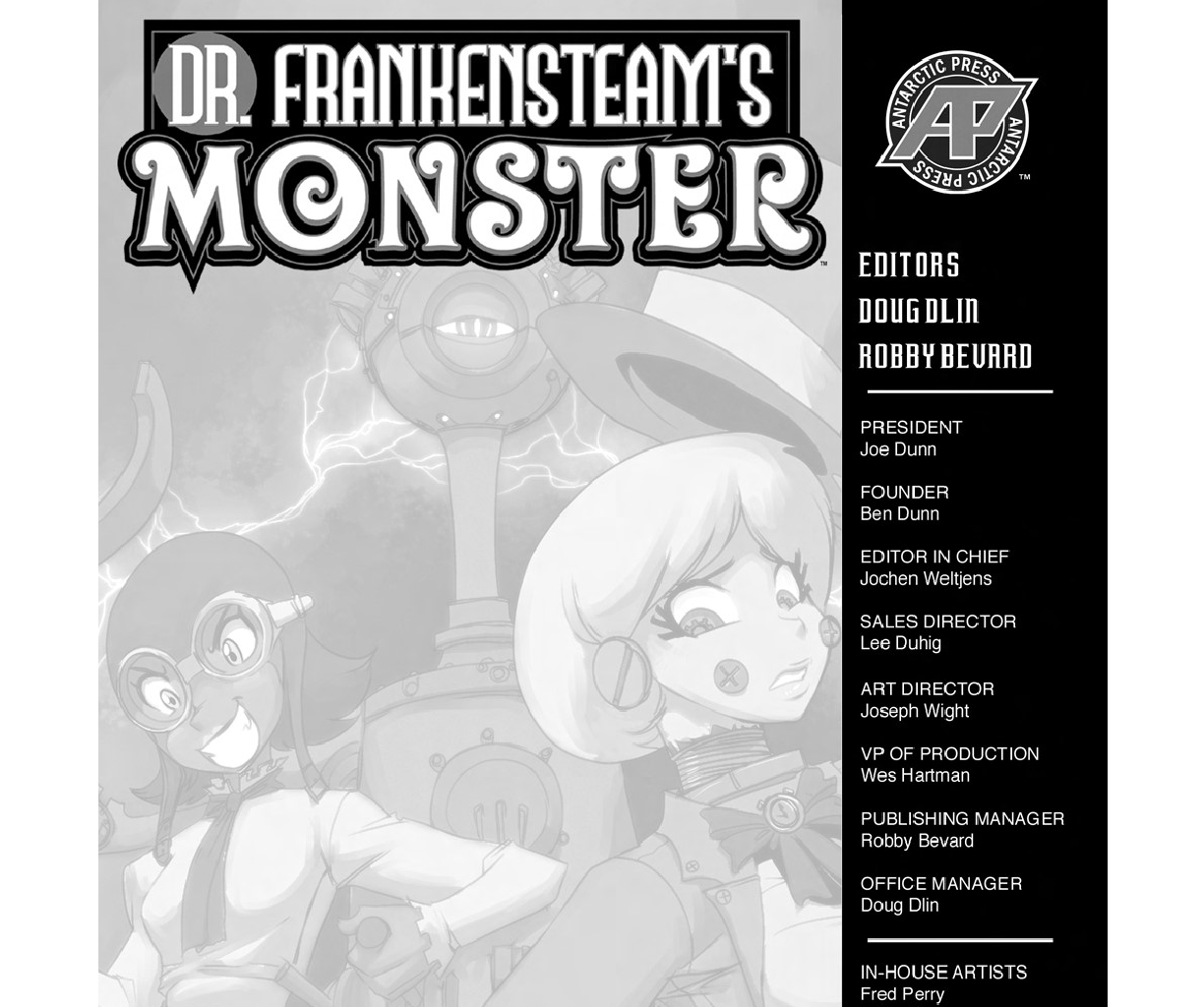 Dr. Frankensteam's Monster - Episode 1, Page 2: Dr. Frankensteam's Monster #1