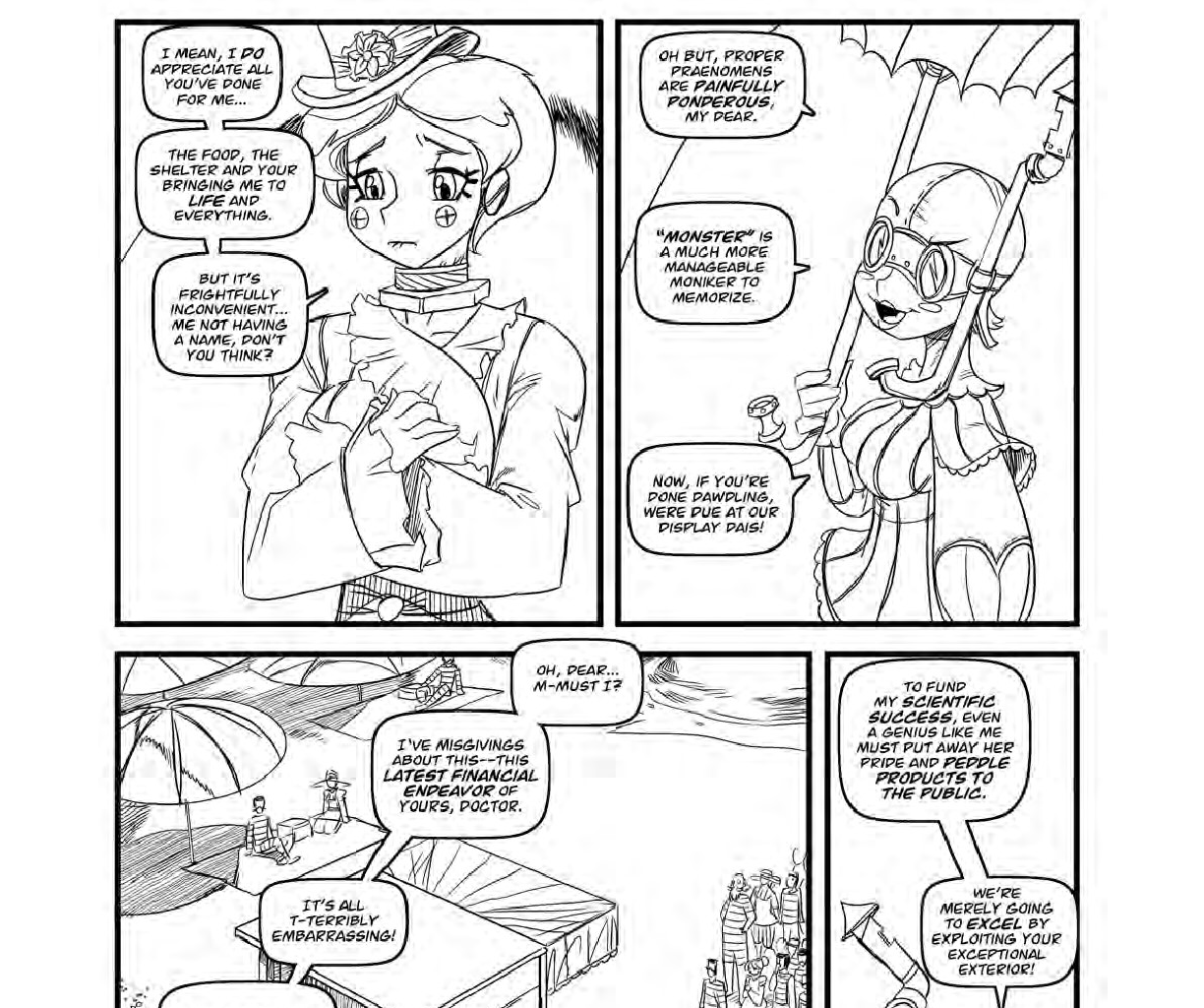 Dr. Frankensteam's Monster - Episode 1, Page 4: Dr. Frankensteam's Monster #1