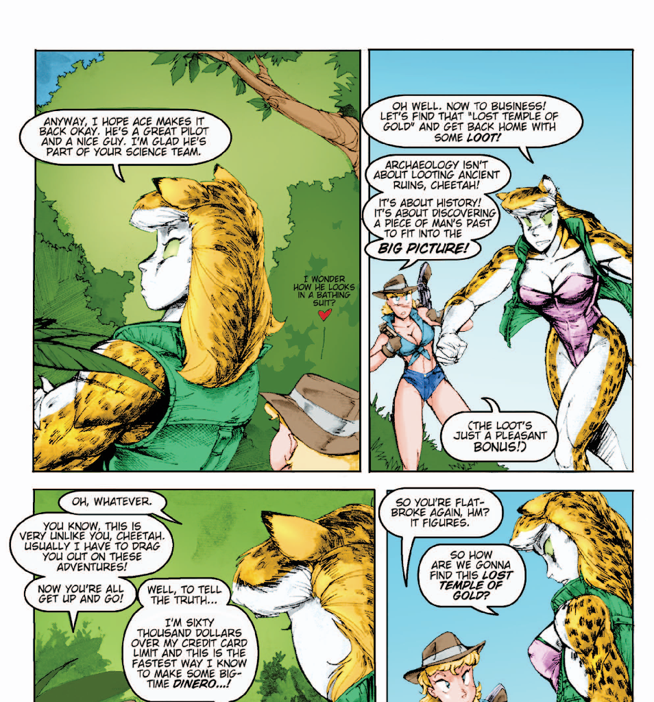 Gold Digger - Episode 1, Page 6: Gold Digger Remix #1