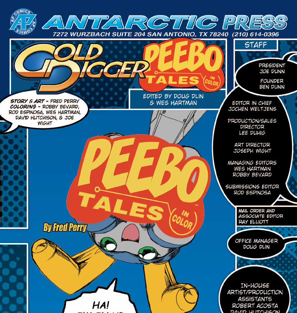 Gold Digger - Episode 9, Page 2: Gold Digger Peebo Tales #1