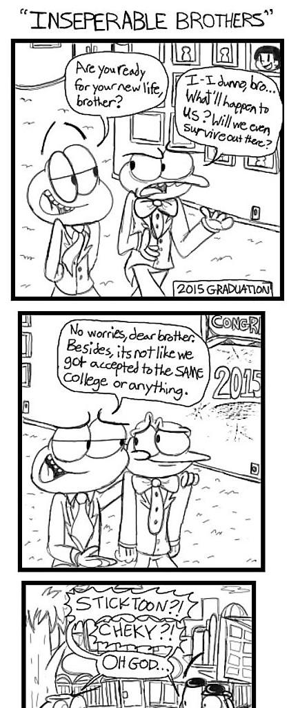 Sticktoons - Episode 3, Page 1: Inseperable Brothers