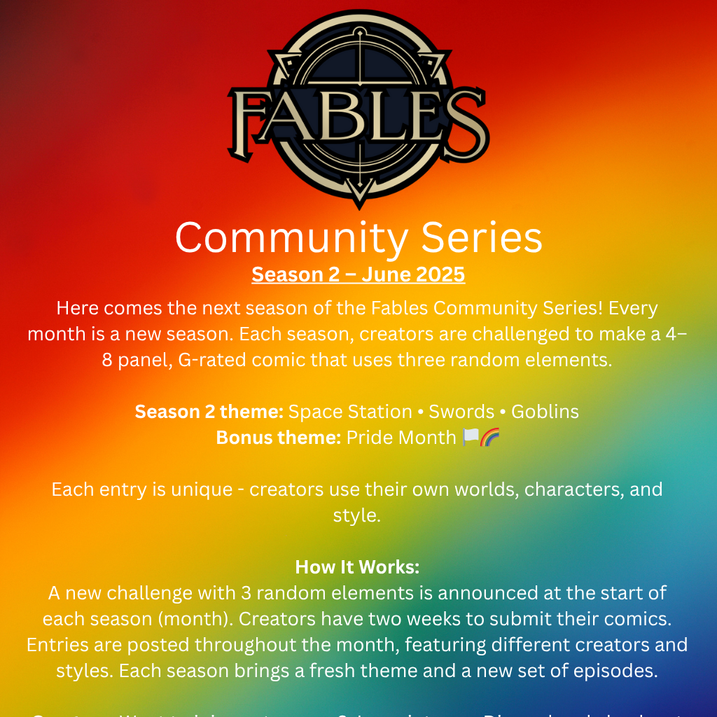 Fables Community Series - Episode 9, Page 1: S.02 - Info