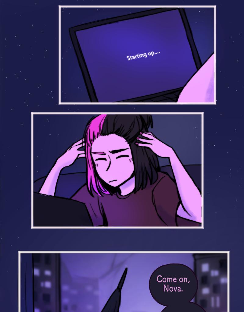 CHROMESTHESIA - Episode 10, Page 1: 10 - This Is Fine