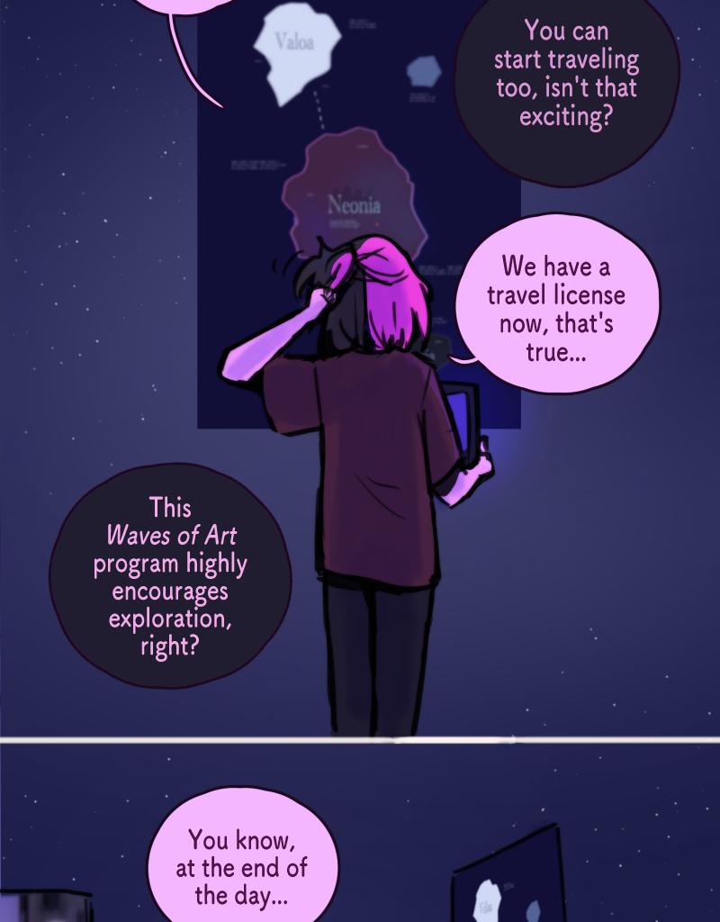 CHROMESTHESIA - Episode 10, Page 1: 10 - This Is Fine