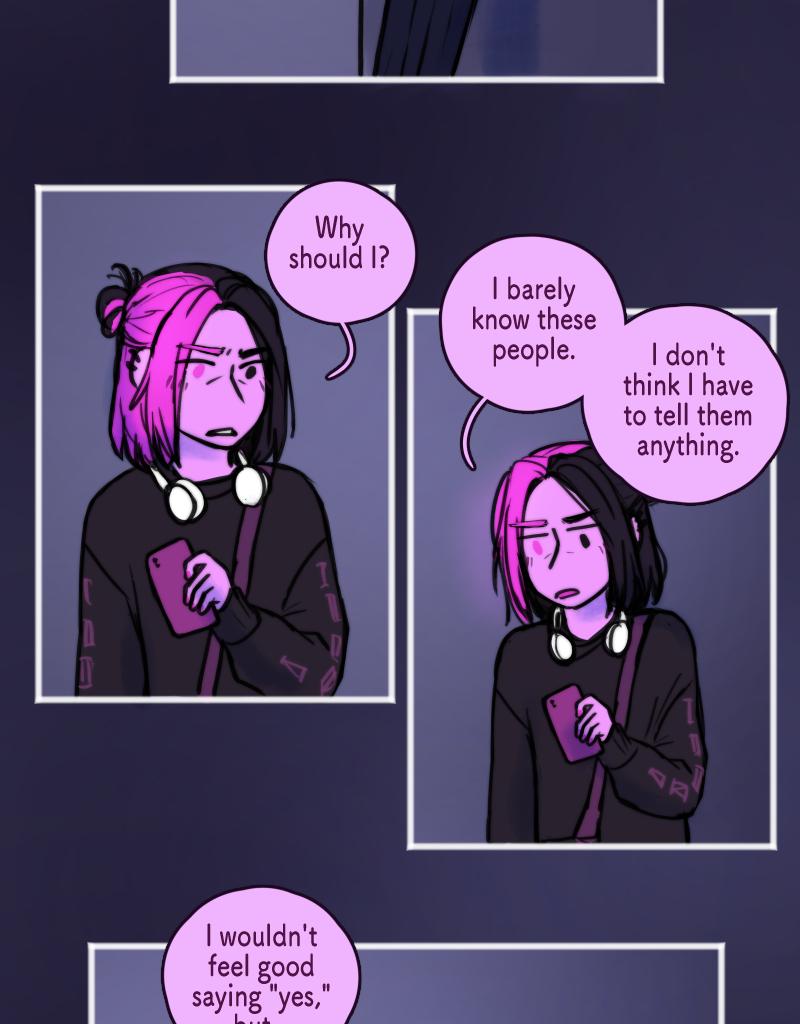 CHROMESTHESIA - Episode 15, Page 1: 15 - Not Much To Say