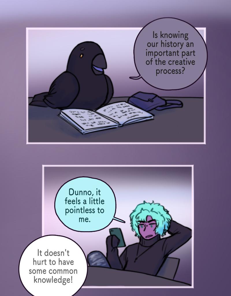 CHROMESTHESIA - Episode 15, Page 2: 15 - Not Much To Say