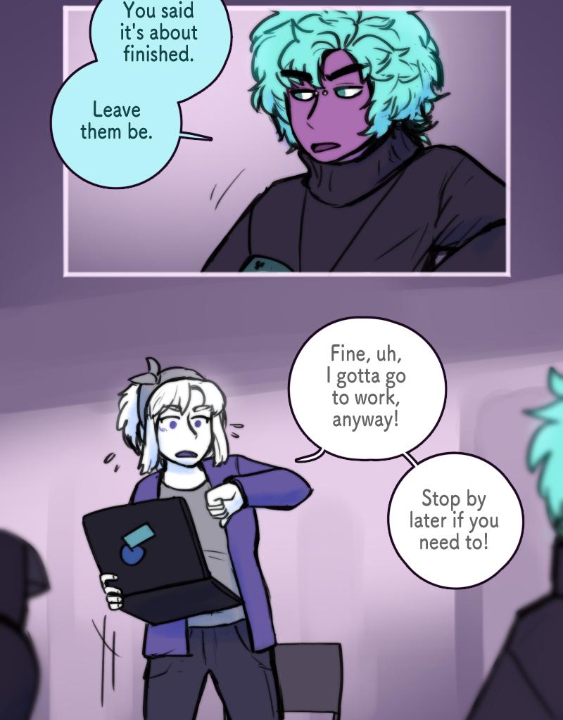 CHROMESTHESIA - Episode 15, Page 2: 15 - Not Much To Say