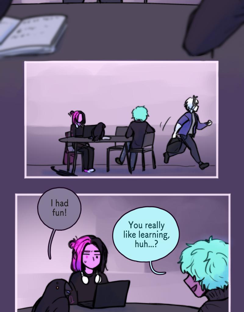 CHROMESTHESIA - Episode 15, Page 2: 15 - Not Much To Say