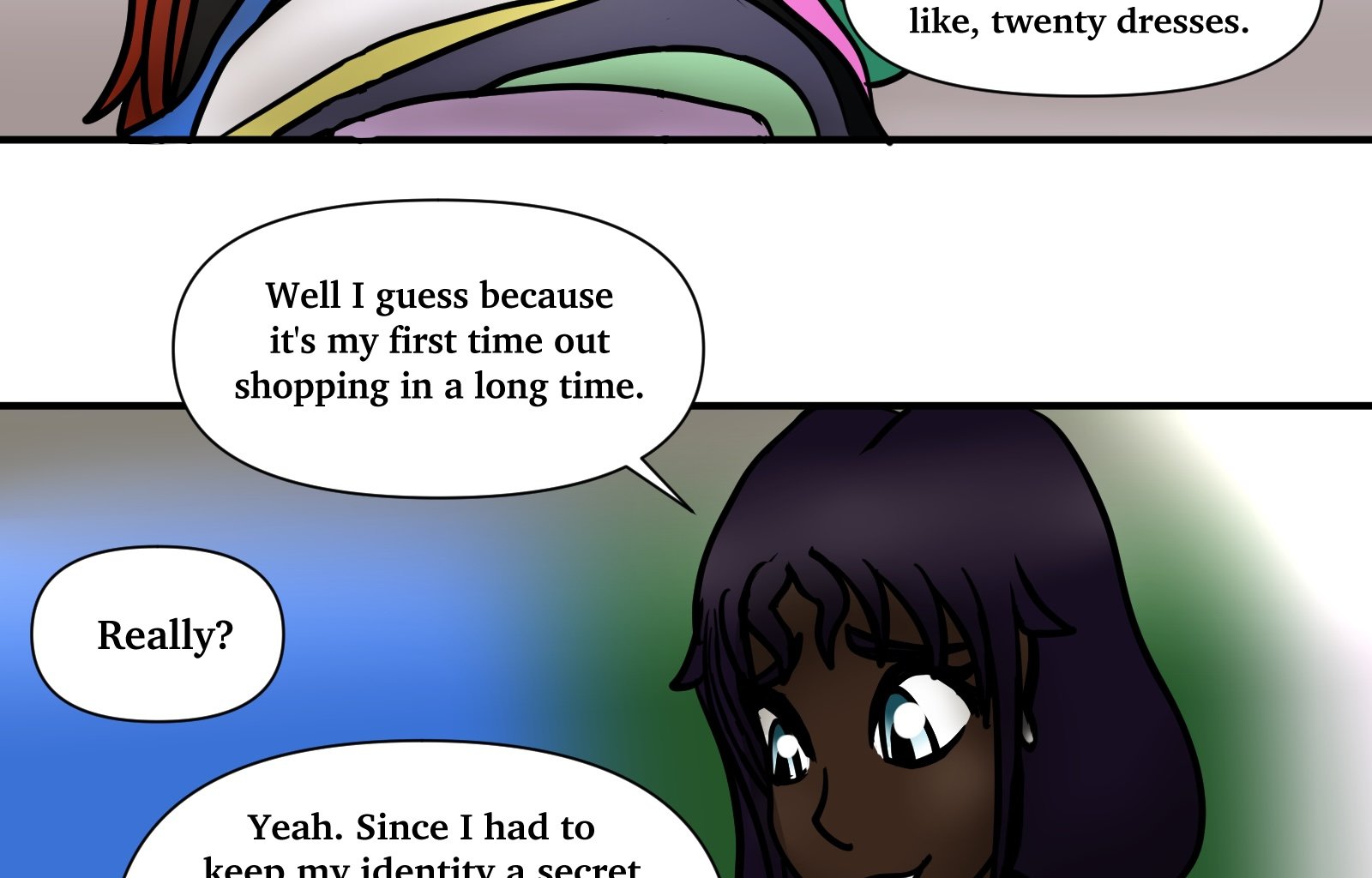 Finding Meaning - Episode 33, Page 6: Ep. 33: Shopping Day