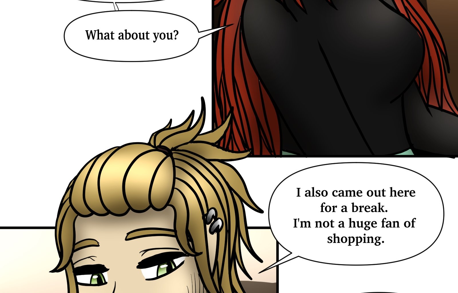 Finding Meaning - Episode 33, Page 9: Ep. 33: Shopping Day