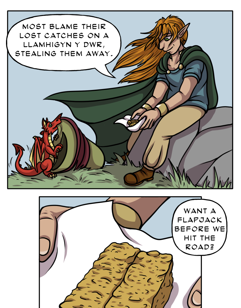 Mythic Mayhem - Episode 10, Page 13: The Tale Of Llamhigyn y Dwr