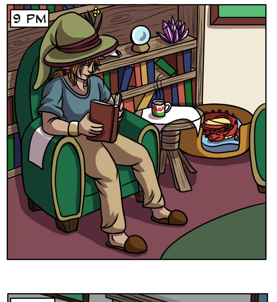 Mythic Mayhem - Episode 11, Page 13: Special - A Day In The Life