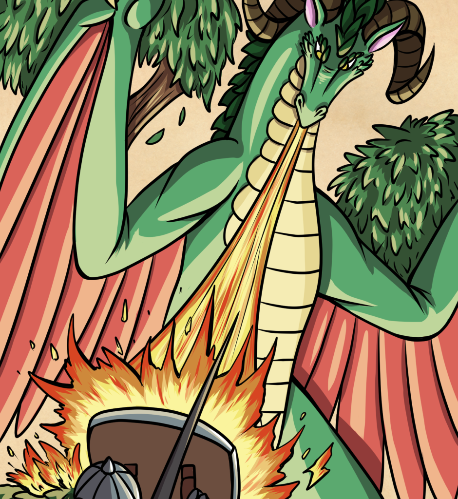 Mythic Mayhem - Episode 13, Page 14: The Tale Of The Mordiford Dragon